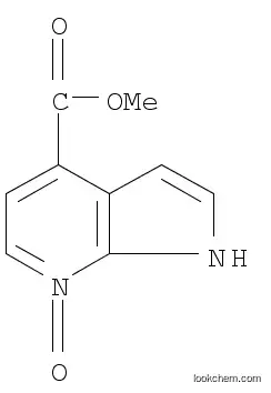 Molecular Structure of 1201748-37-9 (1H-Pyrrolo[2,3-b]pyridine-4-carboxylic acid, methyl ester, 7-oxide)